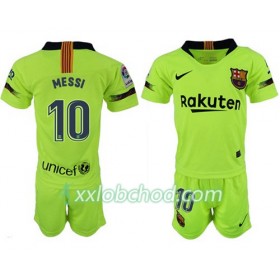 Fotbalové dresy FC Barcelona MESSI 10 Dětské Venkovní Dres 2018/19 Krátký Rukáv